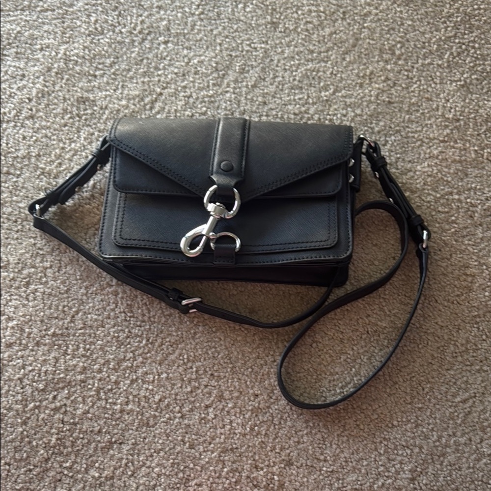 Rebecca Minkoff Black Leather Crossbody Bag